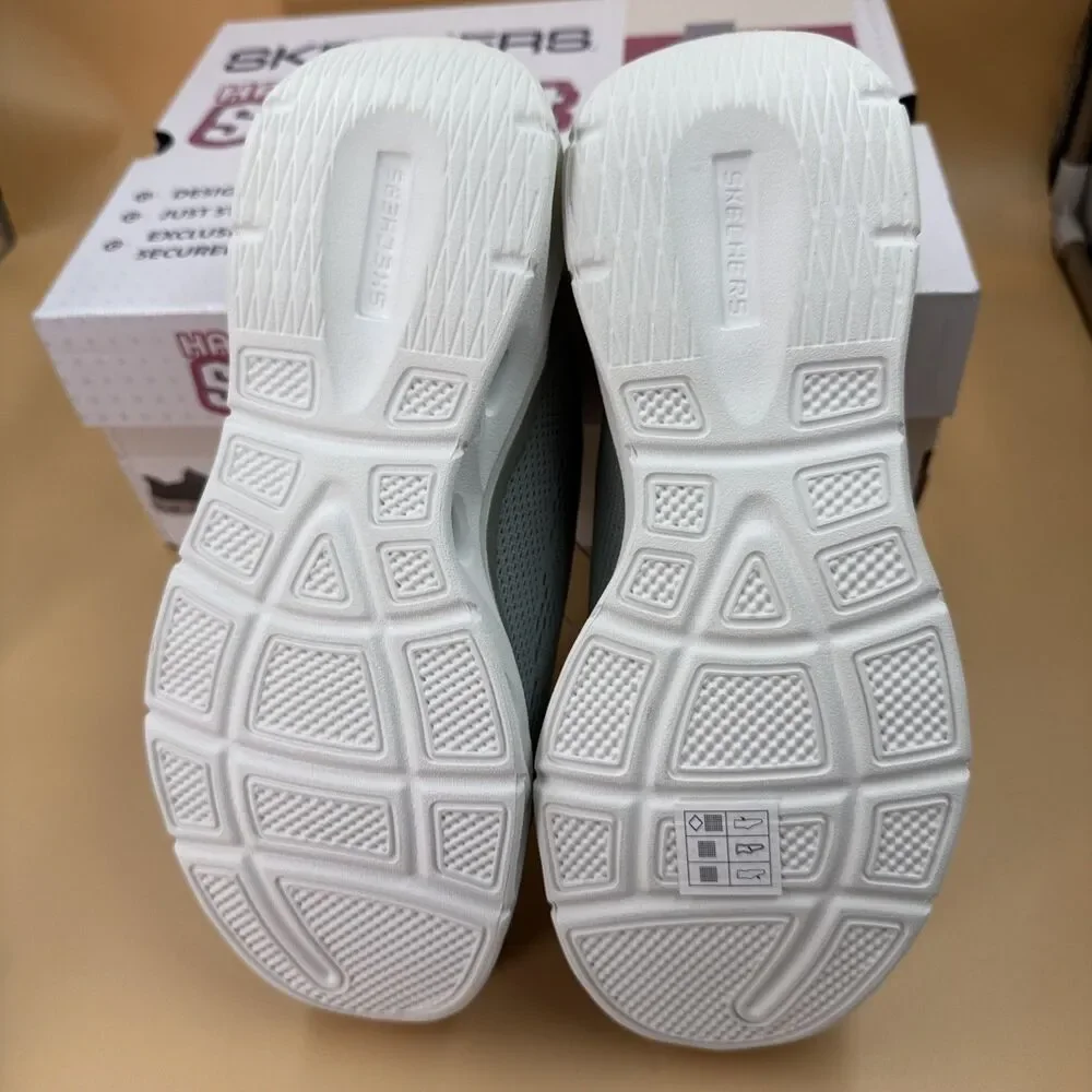 NEW SKECHERS SWIFT FIT HANDS FREE ATHLETIC SNEAKERS SHOES WOMENS 8 Gray